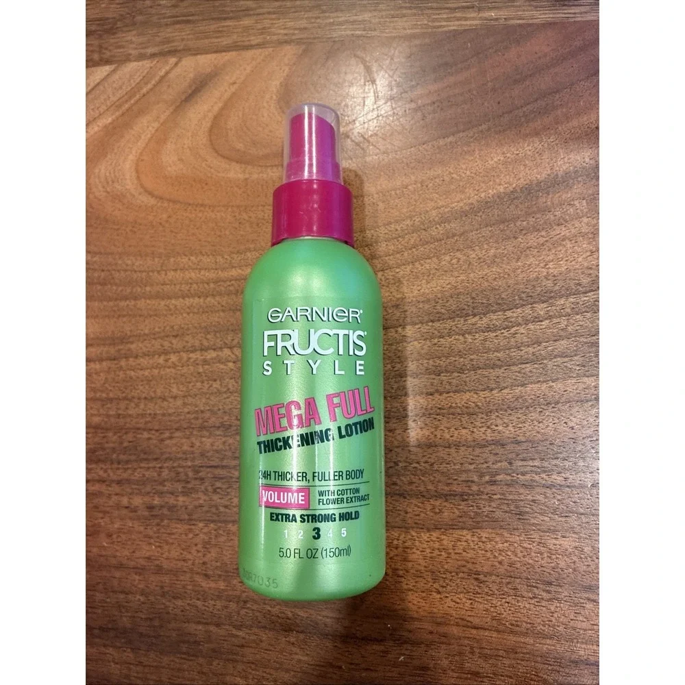 Garnier Fructis Style Mega Full Thickening Lotion Extra Strong Hold Hair 5 fl oz